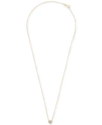 Diamond Heart Pendant Necklace (1/4 ct. t.w.) in 14k Gold, 16" + 2" extender