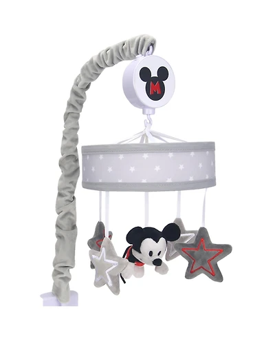 Lambs & Ivy Disney Baby Magical Mickey Mouse Musical Baby Crib Mobile - Gray