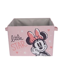 Lambs & Ivy Disney Baby Minnie Mouse Pink Foldable Storage Basket/Container/Bin