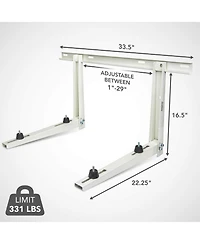 Ivation Air Conditioner Bracket, Ac Bracket for Mini Split Condenser