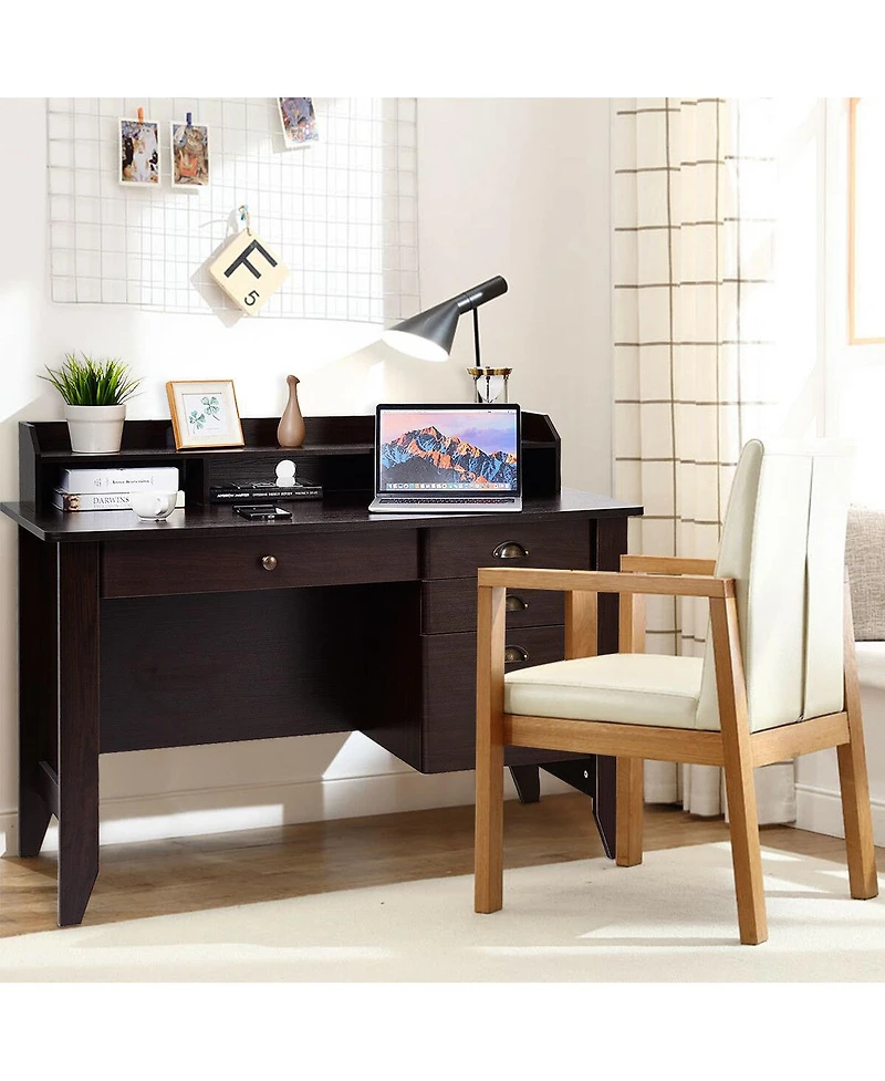 Costway Computer Desk Pc Laptop Writing Table Workstation Home