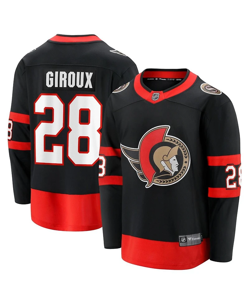Men's Fanatics Claude Giroux Black Ottawa Senators Home Premier Breakaway Player Jersey
