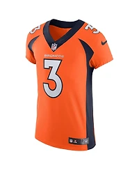 Men's Nike Russell Wilson Orange Denver Broncos Vapor Elite Jersey