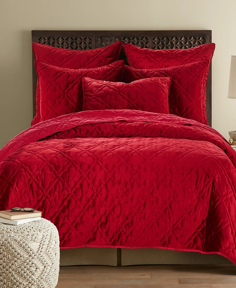 Levtex Caserta Velvet Quilt, Full/Queen