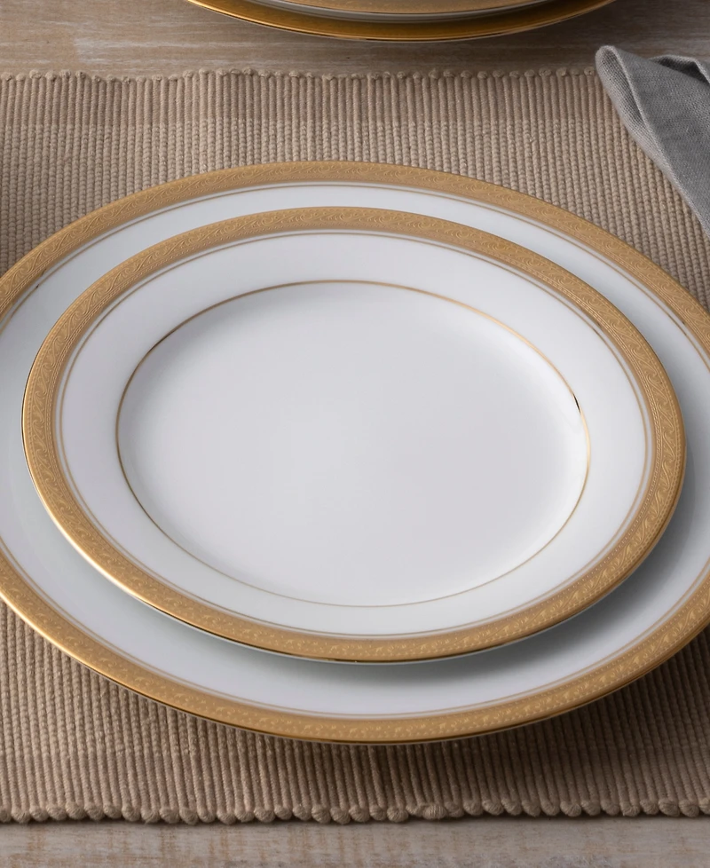 Noritake Crestwood Gold Set of 4 Salad Plates, Service For 4