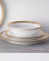 Noritake Crestwood Gold Set of 4 Soup Bowls, Service For 4