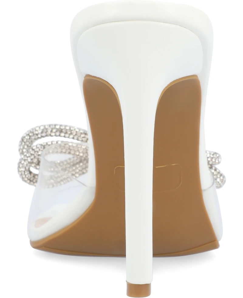 Journee Collection Women's Fenella Lucite Stilettos