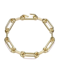 Radiant 14K Gold-Plated Link Chain Bracelet