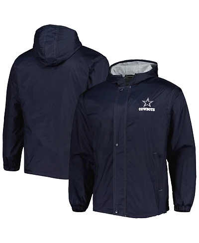 Men's Dunbrooke Navy Dallas Cowboys Logo Legacy Stadium Full-Zip Jacket