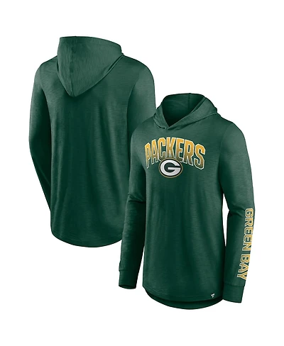 Men's Fanatics Green Green Bay Packers Front Runner Pullover Hoodie