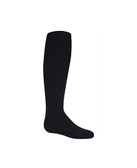 MeMoi Girls Chunky Cable Knit Cotton Blend Knee High Socks