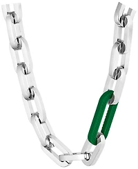 Lacoste Men's Stainless Steel Paperclip Chain Bracelet