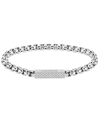 Lacoste Men's Stainless Steel Box Chain Bracelet