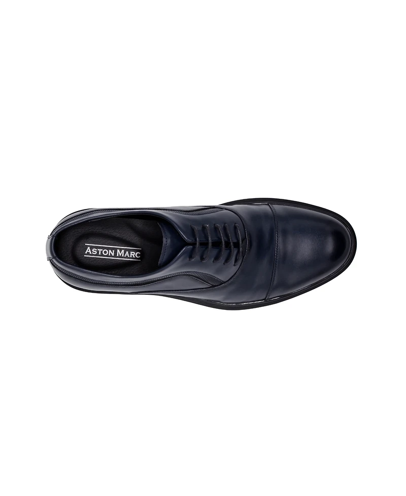 Aston Marc Men's Tuscan Cap Toe Dress Shoes