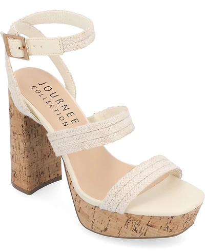 Journee Collection Women's Sienne Platform Sandals
