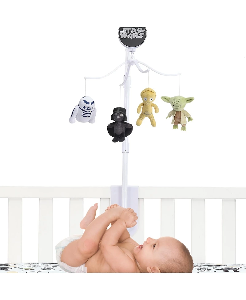 Lambs & Ivy Star Wars Classic Musical Baby Crib Mobile Soother Toy
