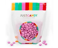 Just Candy Pink M&M's Candy Milk Chocolate, 1 Pound (500 Pieces)