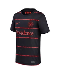 Big Boys and Girls Nike Black Portland Thorns Fc 2021/22 Home Stadium Replica Jersey