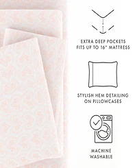 ienjoy Home The Boho & Beyond Premium Ultra Soft Pattern -Pc. Sheet Set