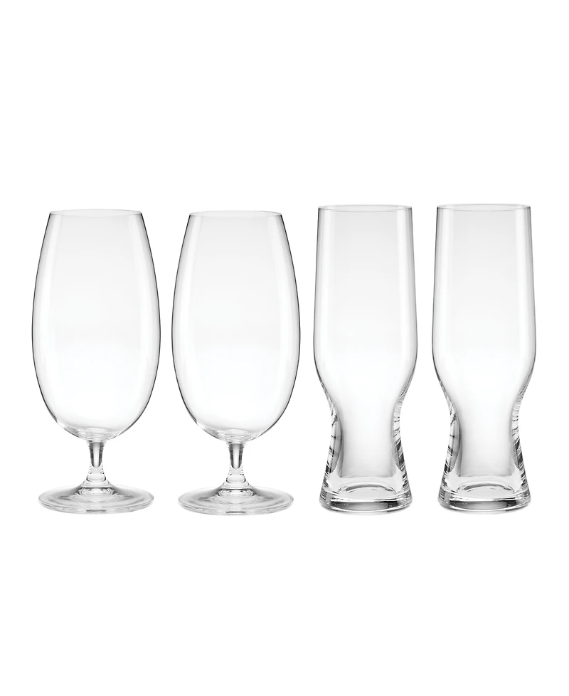 Lenox Tuscany Classics Assorted Beer Glass Set, 4 Piece