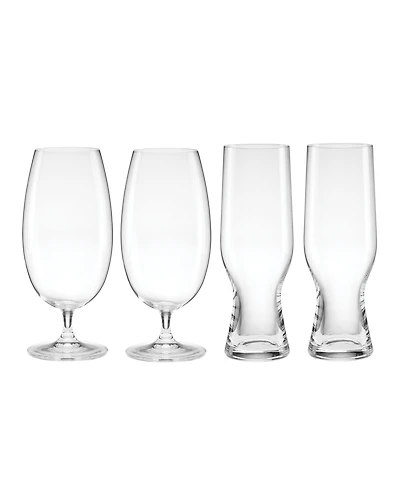 Lenox Tuscany Classics Assorted Beer Glass Set, 4 Piece