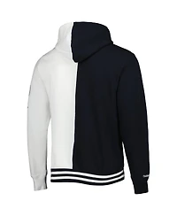 Men's Mitchell & Ness Black, White Orlando Magic Hardwood Classics Split Pullover Hoodie