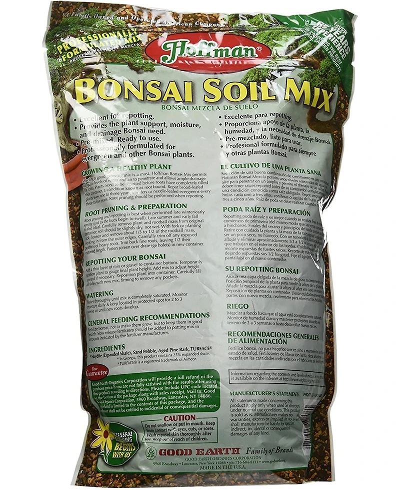 Hoffman A H Inc/Good Earth (310708) Bonsai Soil Mix, 2 Quart Bag