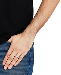 Grown With Love Men's Lab Diamond Band (1/2 ct. t.w.) 10k Two-Tone Gold
