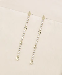 Ettika Women's 18k Gold Plated Straight Dangle Earrings