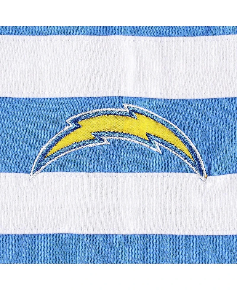 Men's Starter Powder Blue, White Los Angeles Chargers Halftime Long Sleeve T-shirt