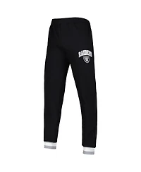 Men's Starter Black Las Vegas Raiders Blitz Fleece Jogger Pants