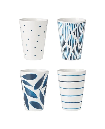 Lenox Blue Bay Melamine Assorted Tumblers, Set Of 4