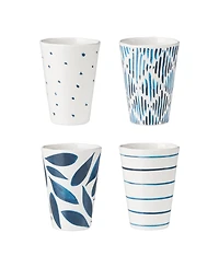 Lenox Blue Bay Melamine Assorted Tumblers, Set Of 4