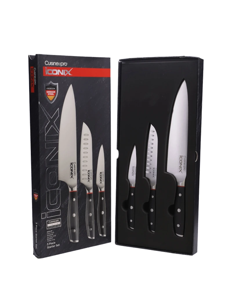 Cuisine::pro Iconix Starter Knife Set, 3 Piece
