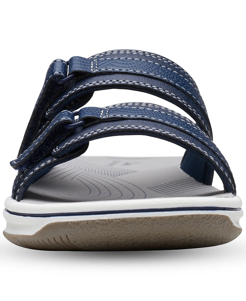 Clarks Women's Cloudsteppers Breeze Piper Comfort Slide Sandals