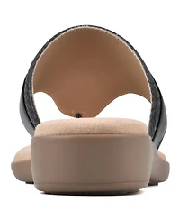 Cliffs by White Mountain Women's Benedict Thong Comfort Sandal