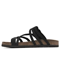White Mountain Women's Hayleigh Footbed Sandals