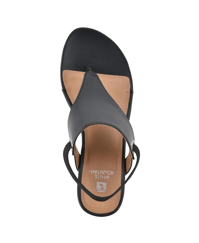 White Mountain Women's All Dres Wedge Sandals
