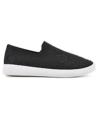 White Mountain Women's Unit Slip On Sneakers