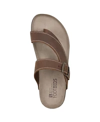 White Mountain Women's Carly Footbed Sandals