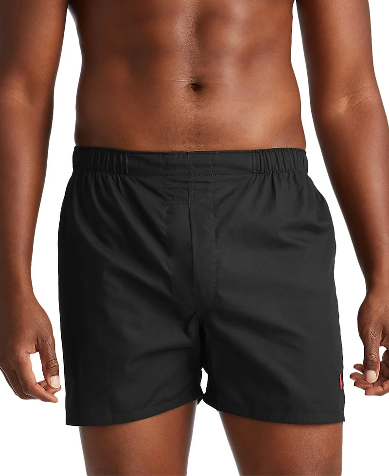 Polo Ralph Lauren Men's 3-Pack Classic Woven Cotton Boxers