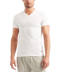 Polo Ralph Lauren Men's 5-Pack Slim Fit Classic Cotton V-Neck T-Shirts