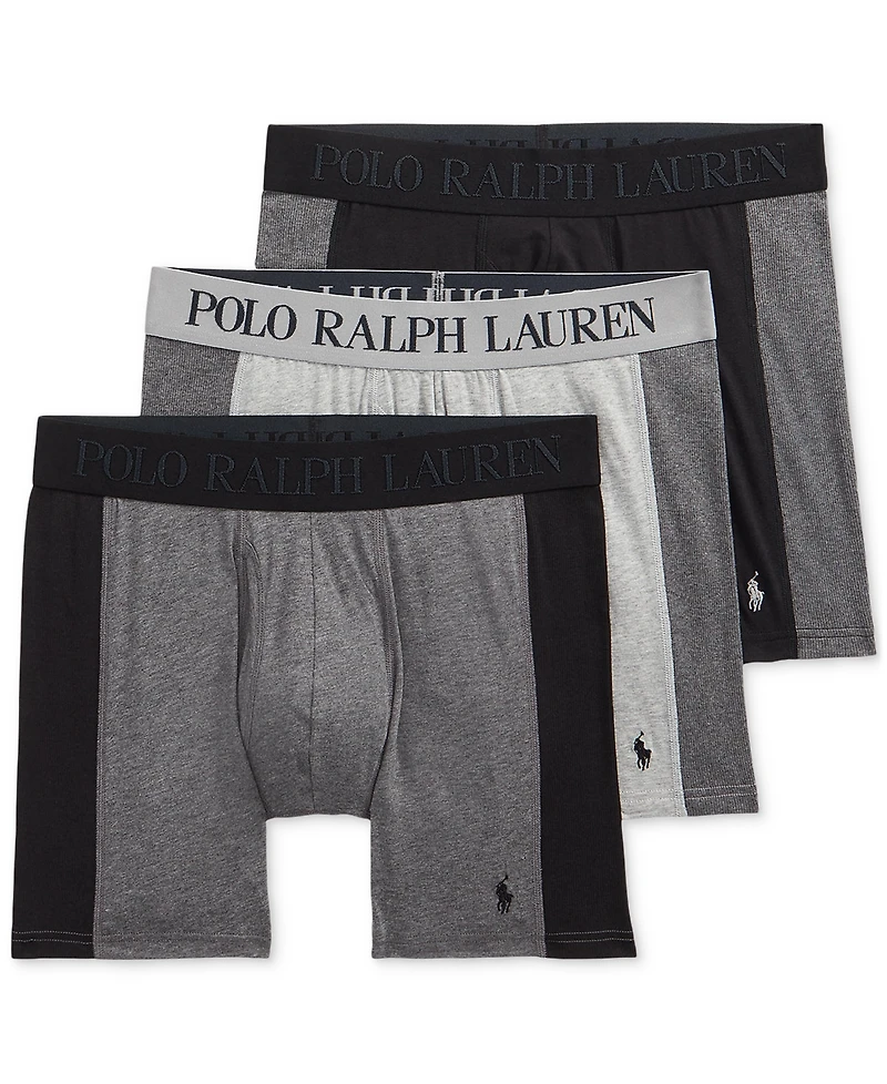 Polo Ralph Lauren Men's 3-Pack 4D Flex Max Boxer Brief