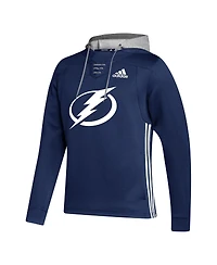 Men's adidas Blue Tampa Bay Lightning Skate Lace Team Pullover Hoodie