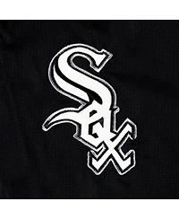 Men's G-iii Sports by Carl Banks Black, Silver Chicago White Sox Fair Catch Half-Zip Hoodie
