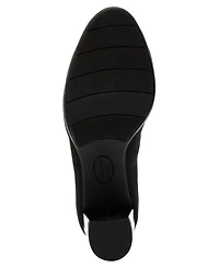Anne Klein Women's Castana Round Toe Block Heel Pumps