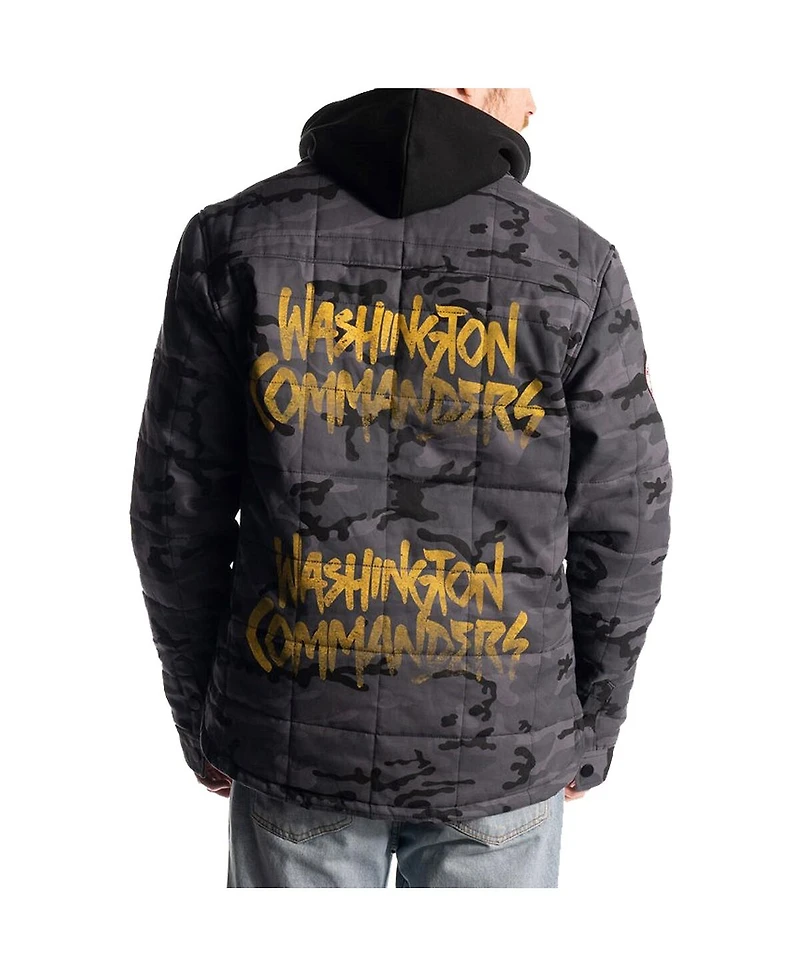 Men's and Women's The Wild Collective Black Washington Commanders Utility Full-Snap Jacket