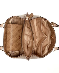Guess Noelle Girlfriend Medium 4G Basique Monogram Satchel