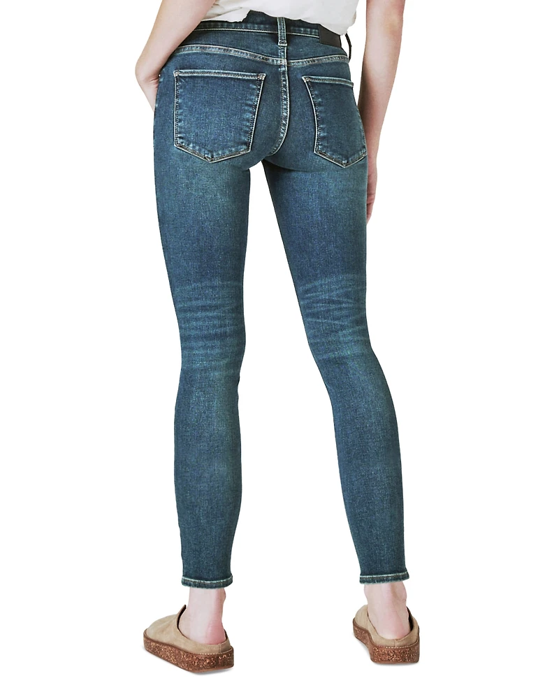 Lucky Brand Women's Ava Mid-Rise Ripped Skinny Jeans
