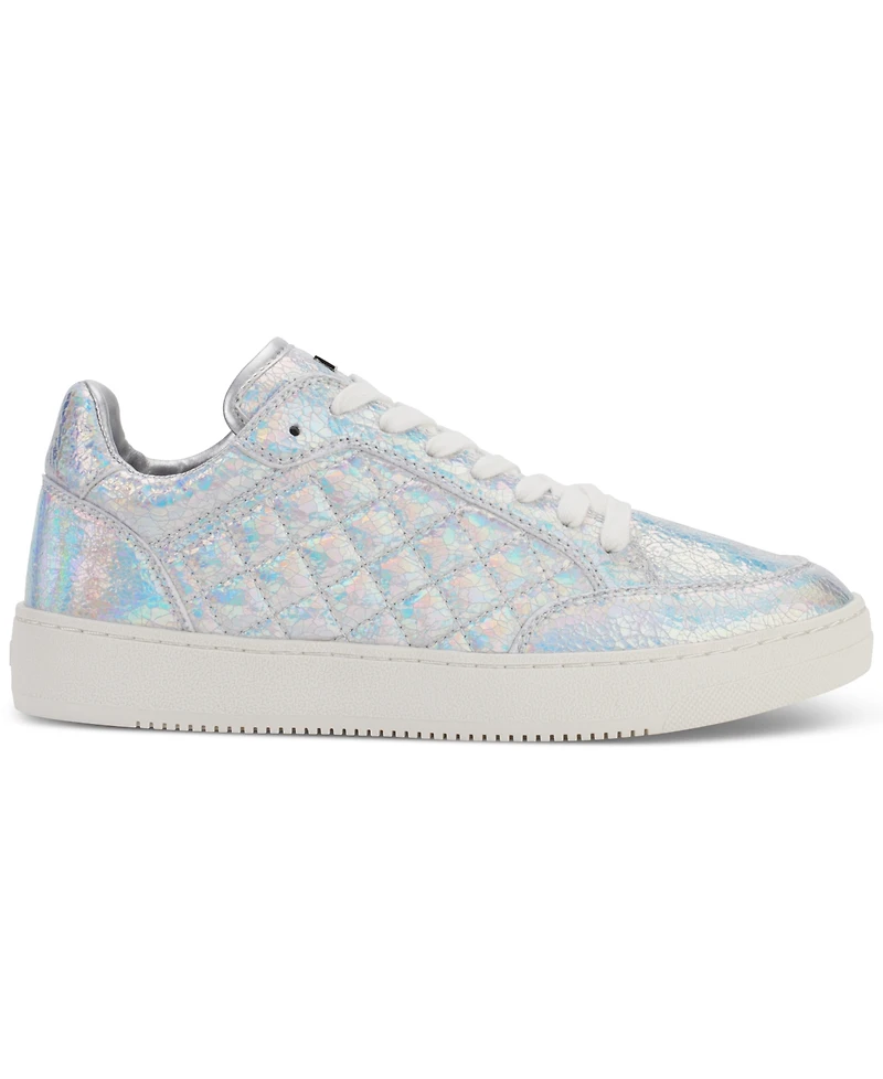 Dkny Women's Oriel Quilted Lace-Up Low-Top Sneakers